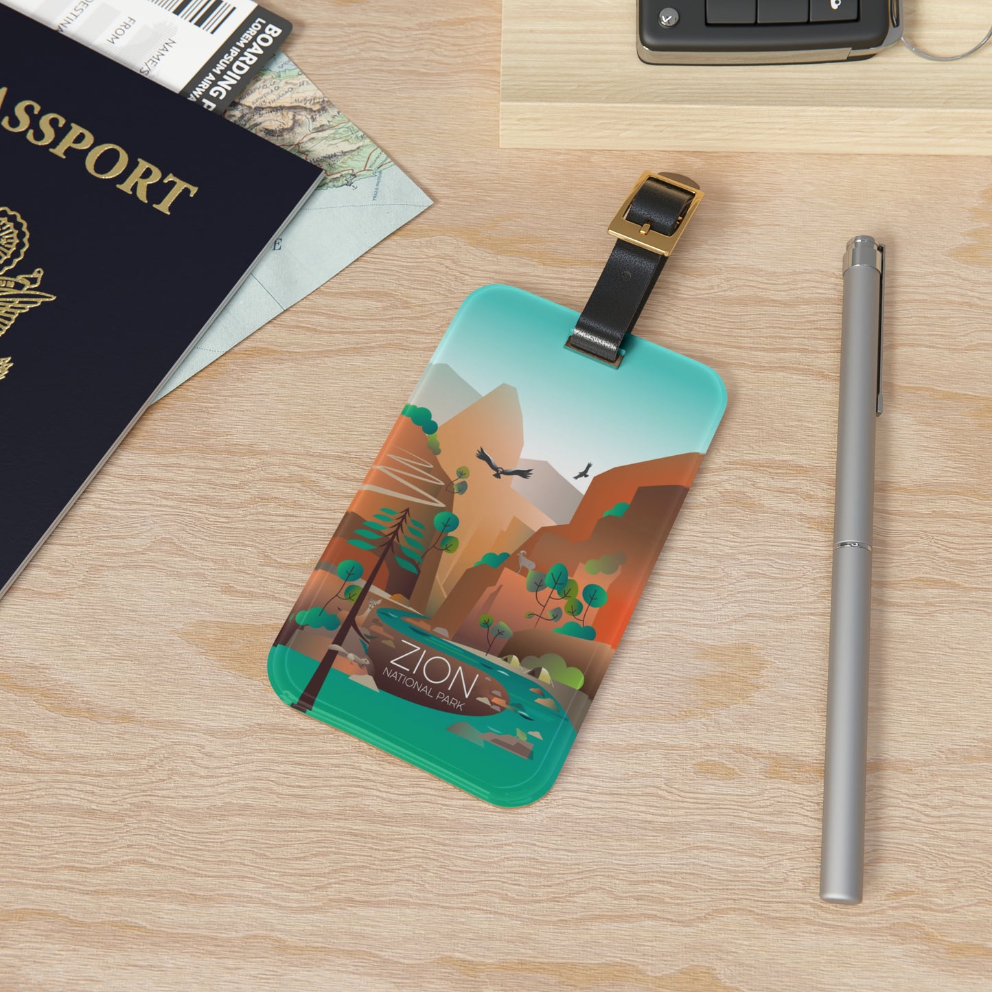 Zion National Park Luggage Tag