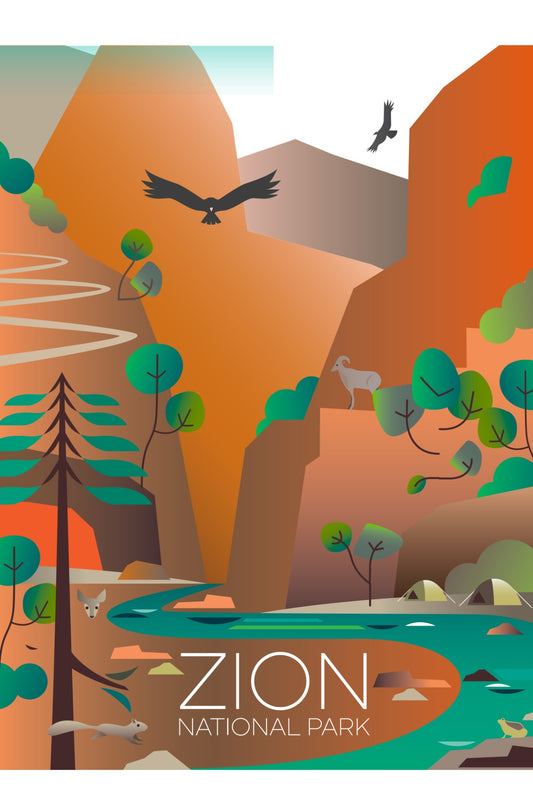 LTP - Zion National Park Postcard