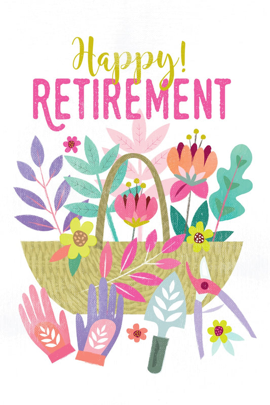 Happy Retirement Postcard