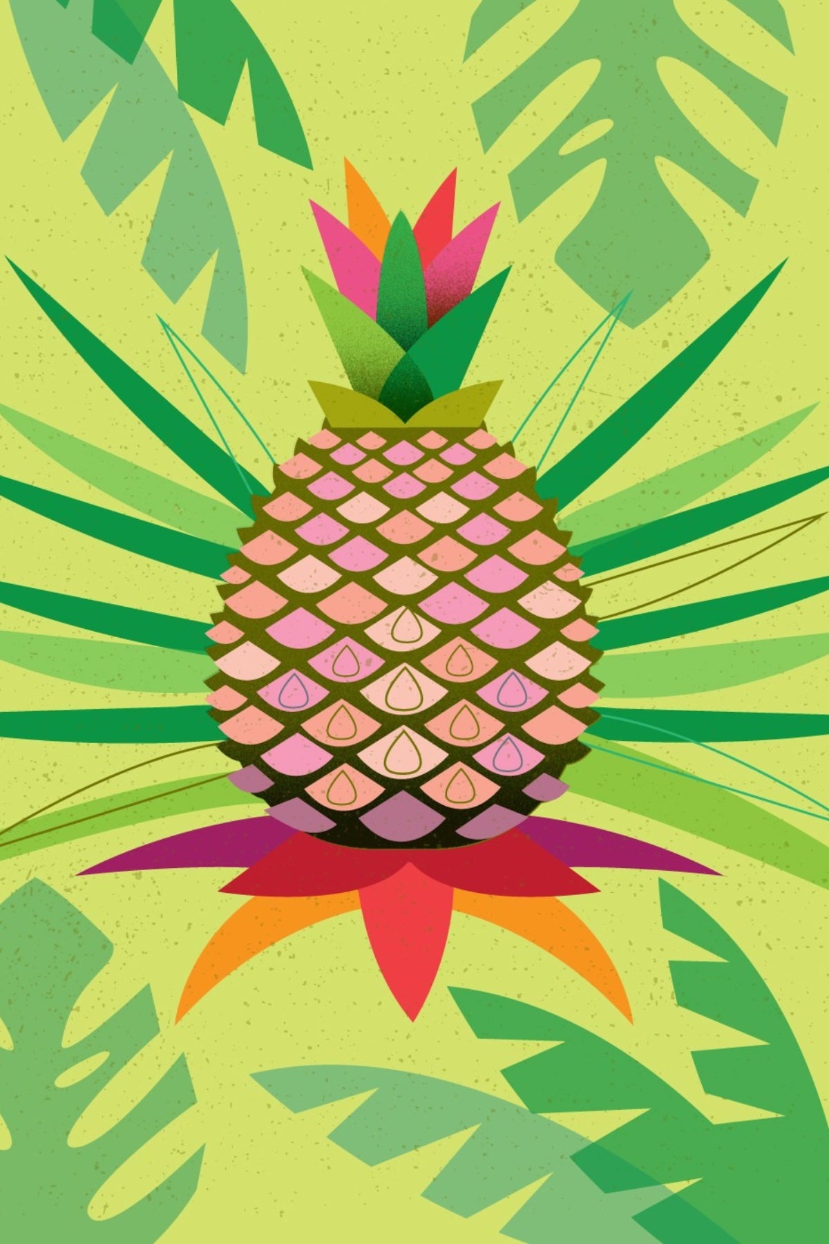 Pineapple Postcard
