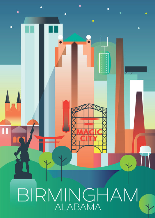 LTP - Birmingham, Alabama Postcard