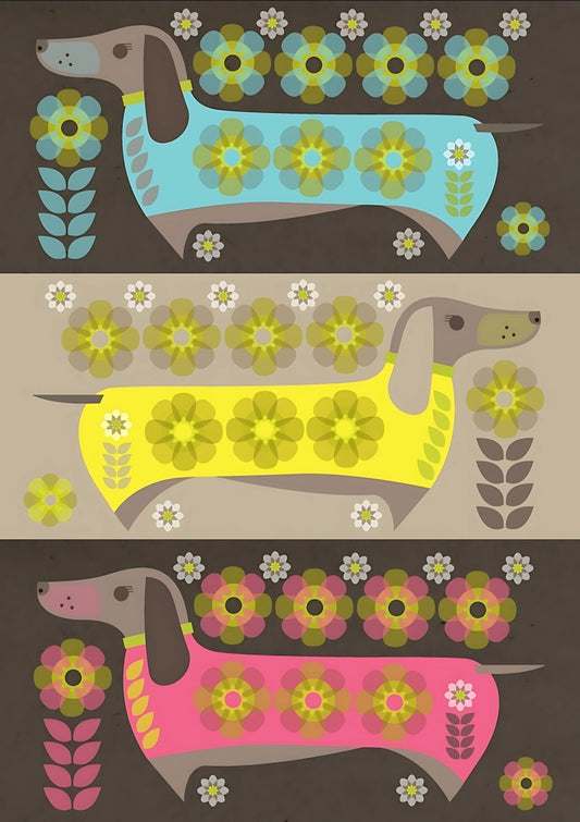 Dachshunds for Days Print