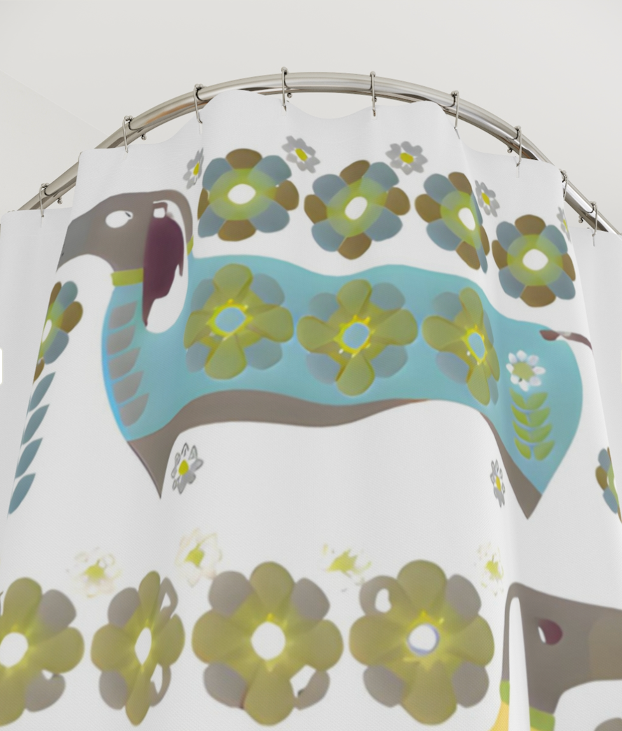 Dachshunds for Days Shower Curtain
