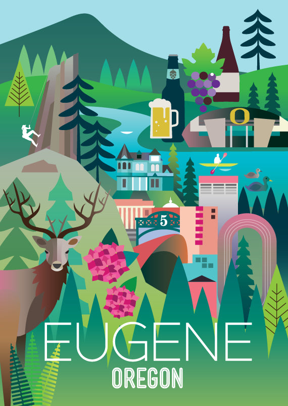 LTP - Eugene, Oregon Postcard