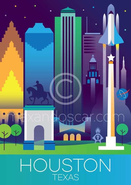 LTP - Houston Postcard