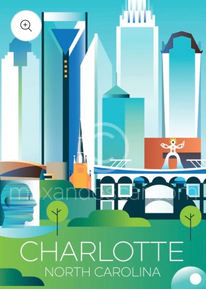 Charlotte-Postkarte