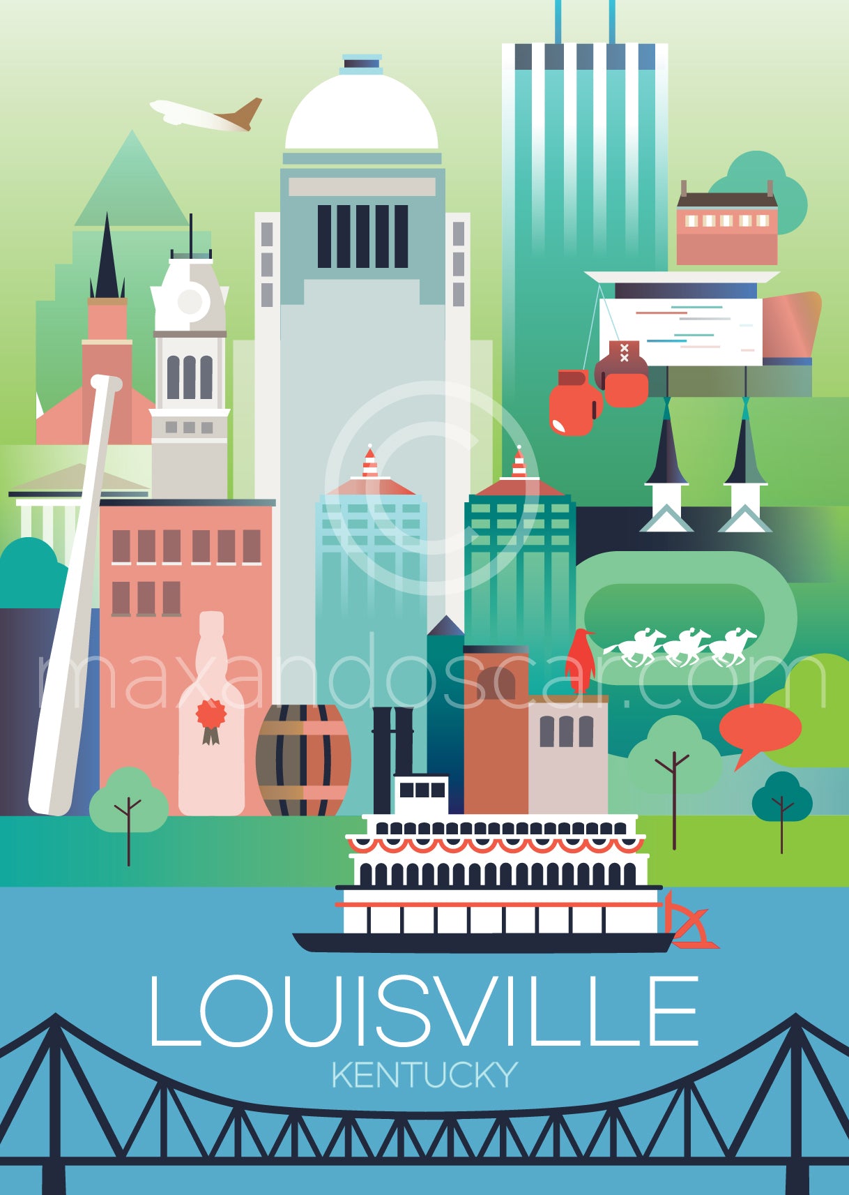 LTP - Louisville Postcard