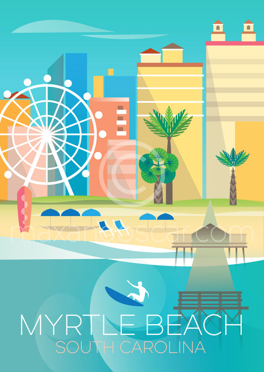 Myrtle Beach, South Carolina Postcard