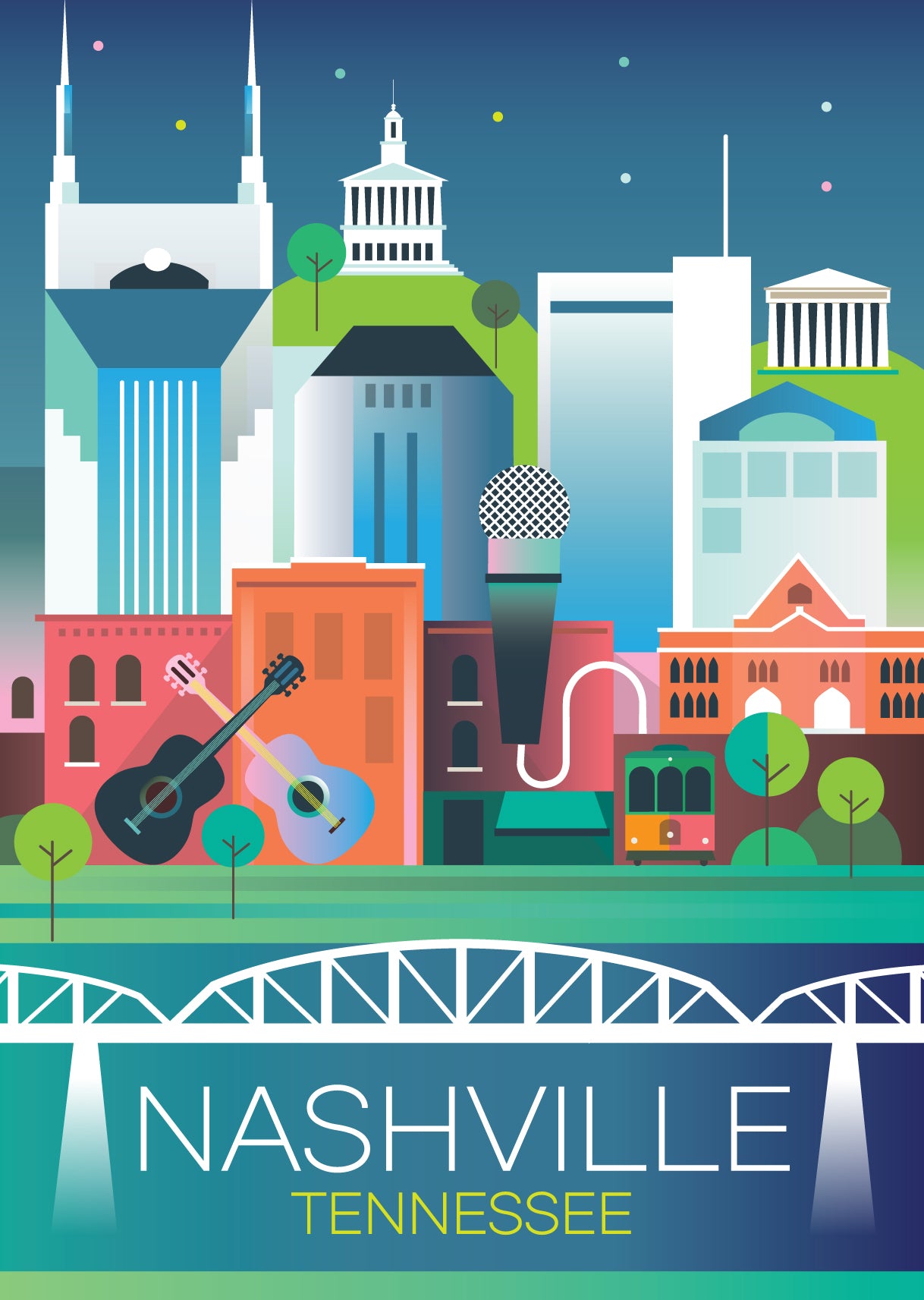 LTP - Nashville Postcard