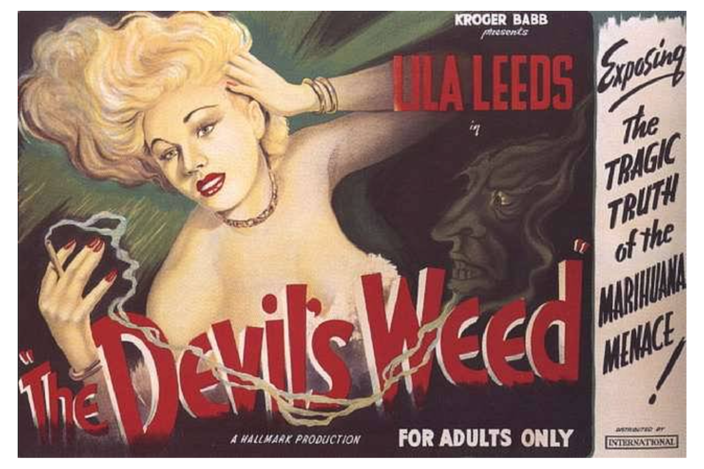 The Devil's Weed Postal Card