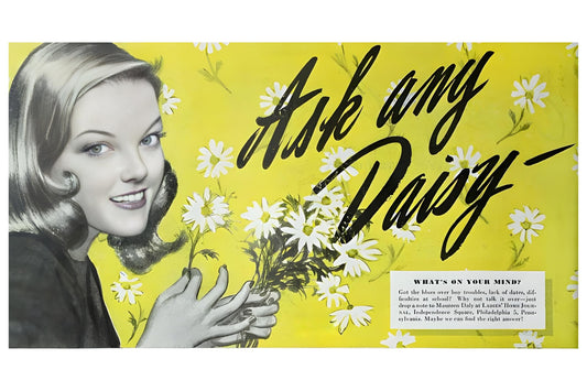 Ask Any Daisy Postal Card