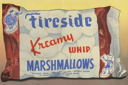 Fireside Kreamy Whip Marshmallows Postal Card