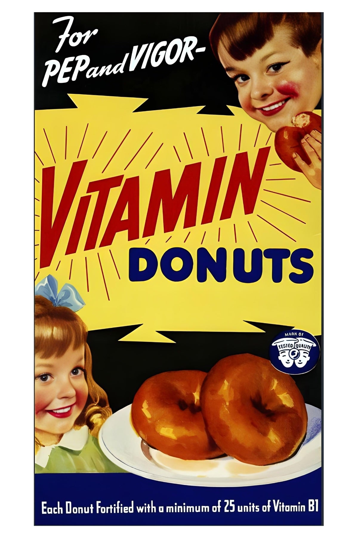 Vitamin Donuts Postal Card