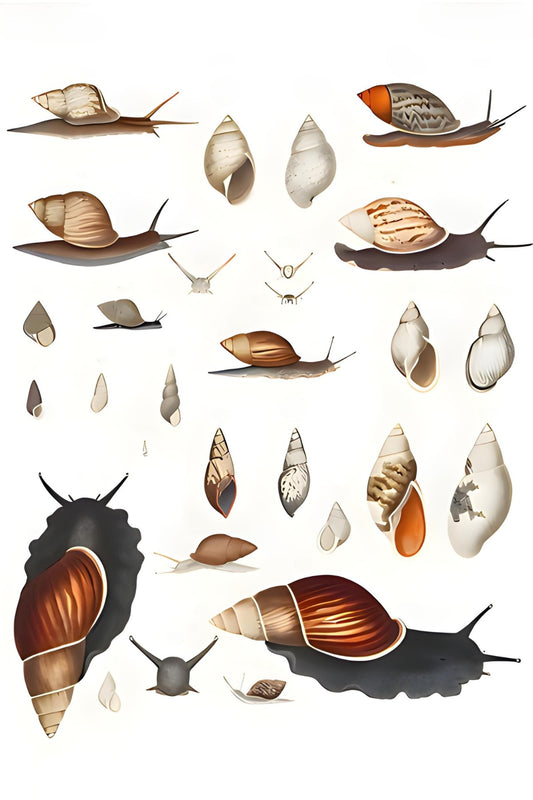 Snails Postal Card