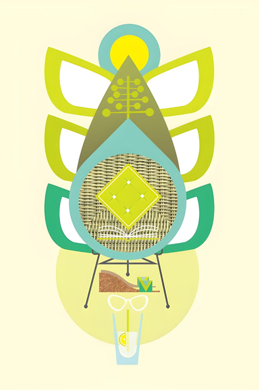 MCM Garden Postcard