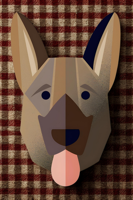 German Shepherd Postcard