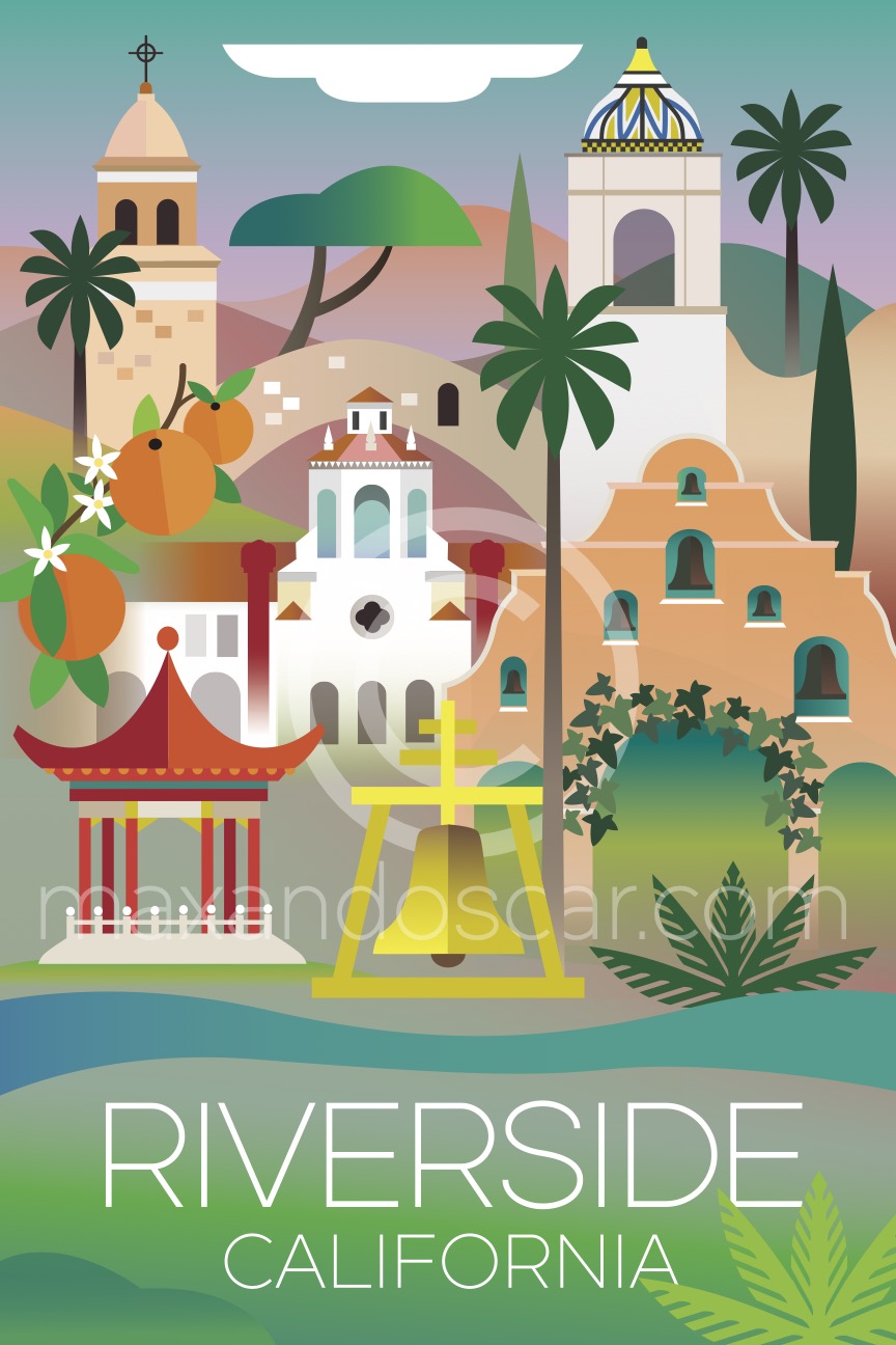 Riverside, California Print