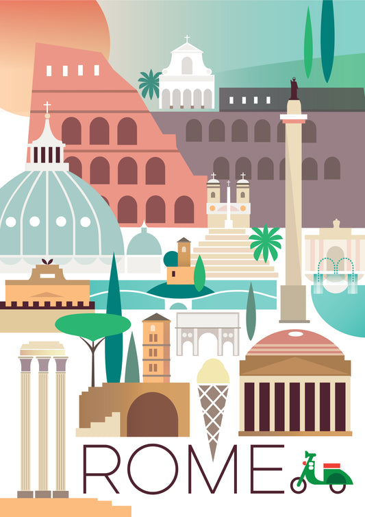 LTP - Rome Postcard