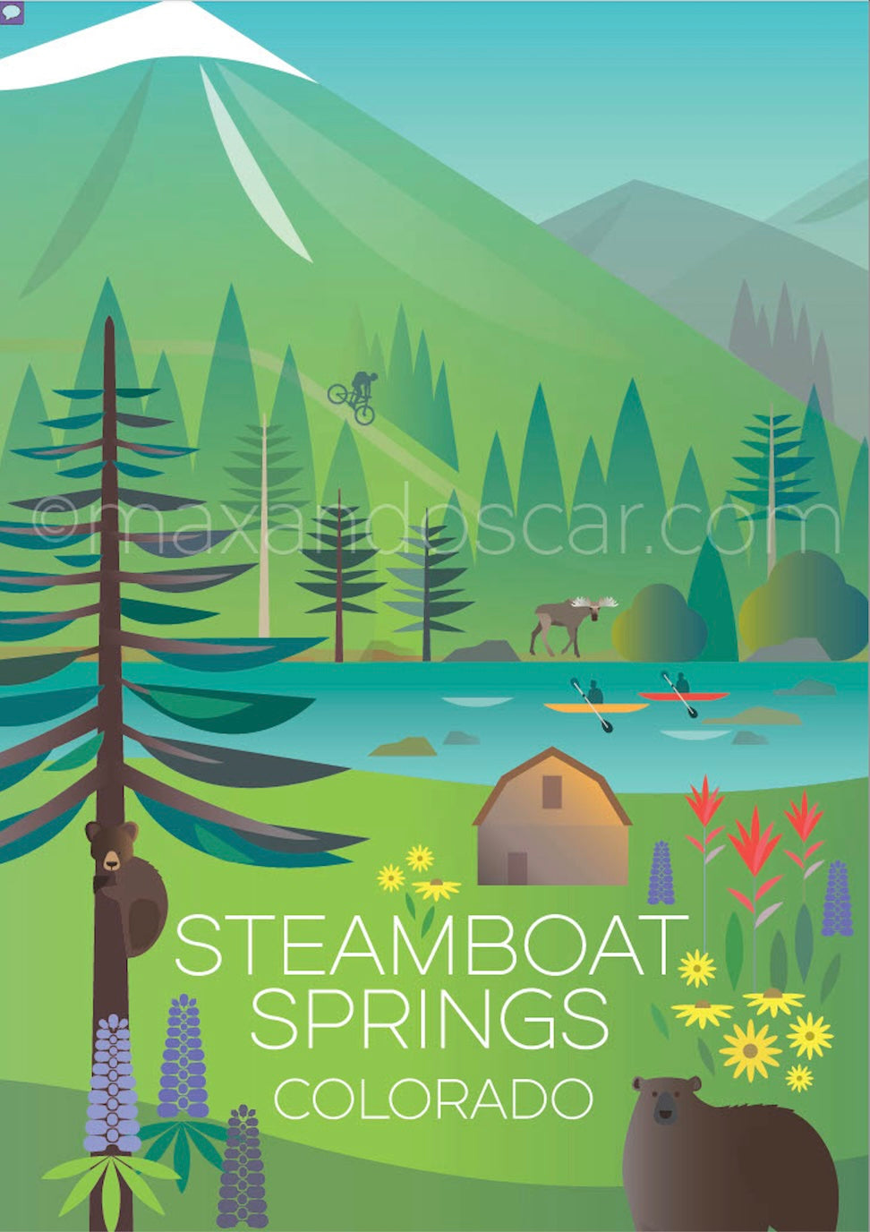 Steamboat Springs (Summer) Postcard