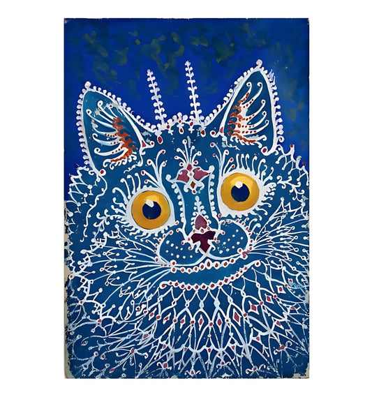 LTP - Blue Cat Postal Card