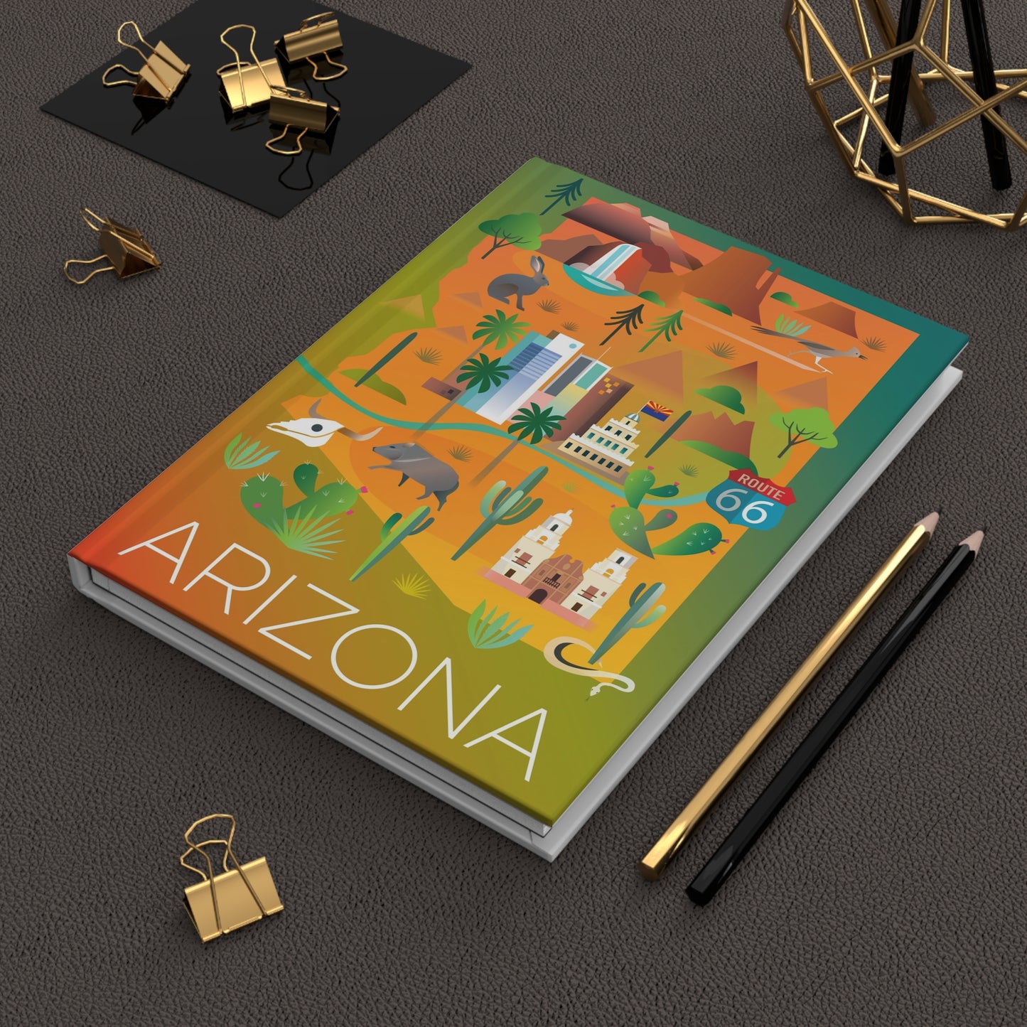 Arizona-Hardcover-Tagebuch