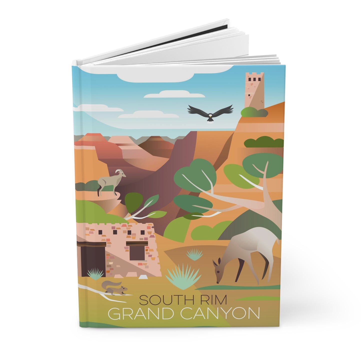 Grand-Canyon-Nationalpark, South Rim Hardcover-Notizbuch