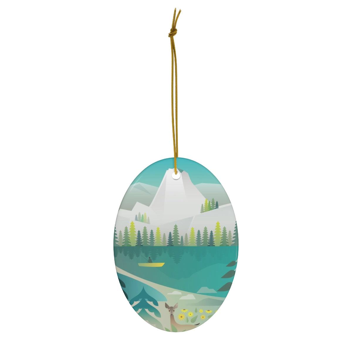 Mammoth Lakes Keramikornament