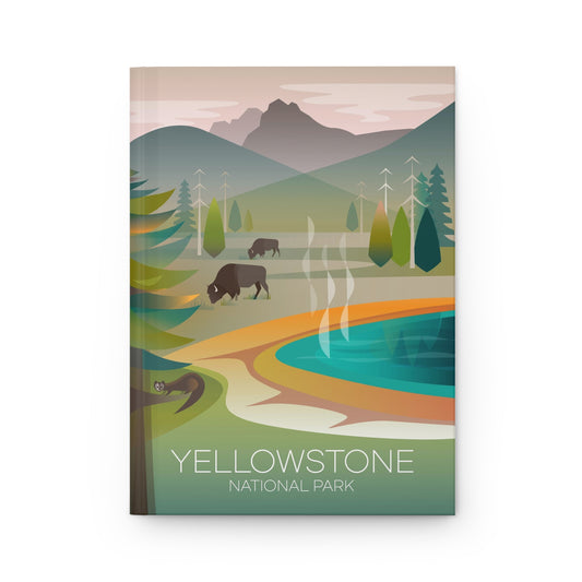 Yellowstone-Nationalpark, Grand Prismatic Hardcover-Notizbuch