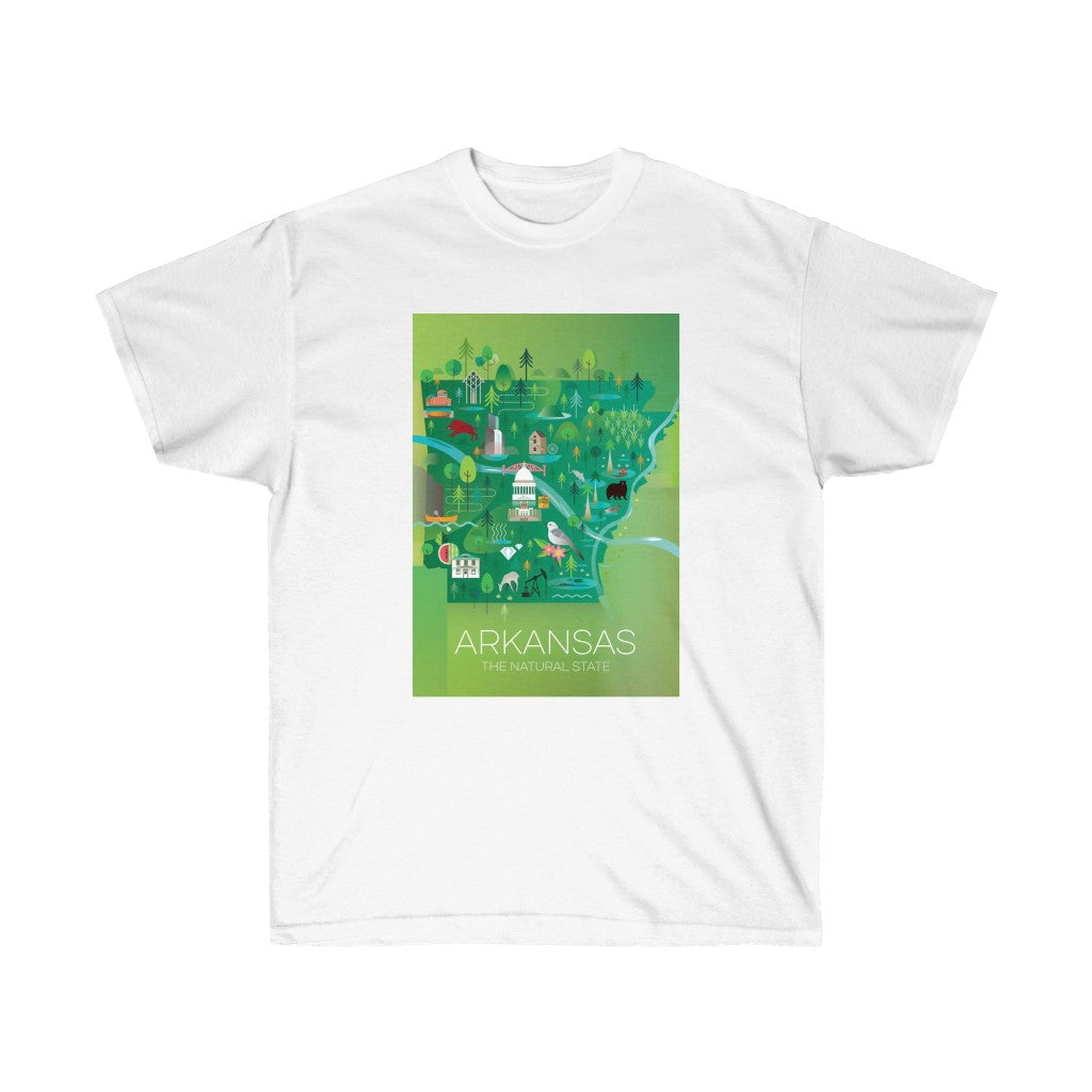 ARKANSAS UNISEX ULTRA COTTON TEE