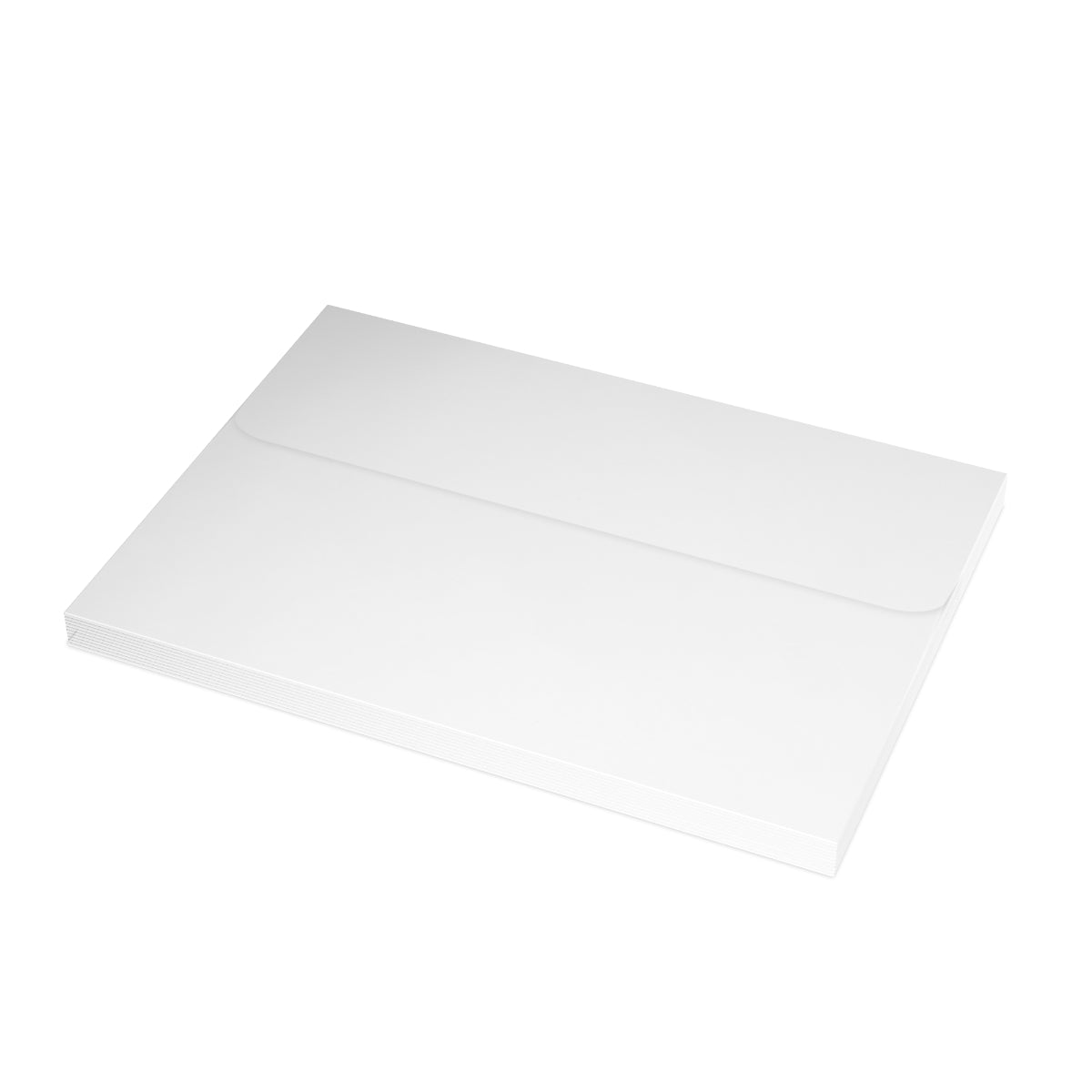 Cartes de notes mates pliées Florence + enveloppes (10 pièces)