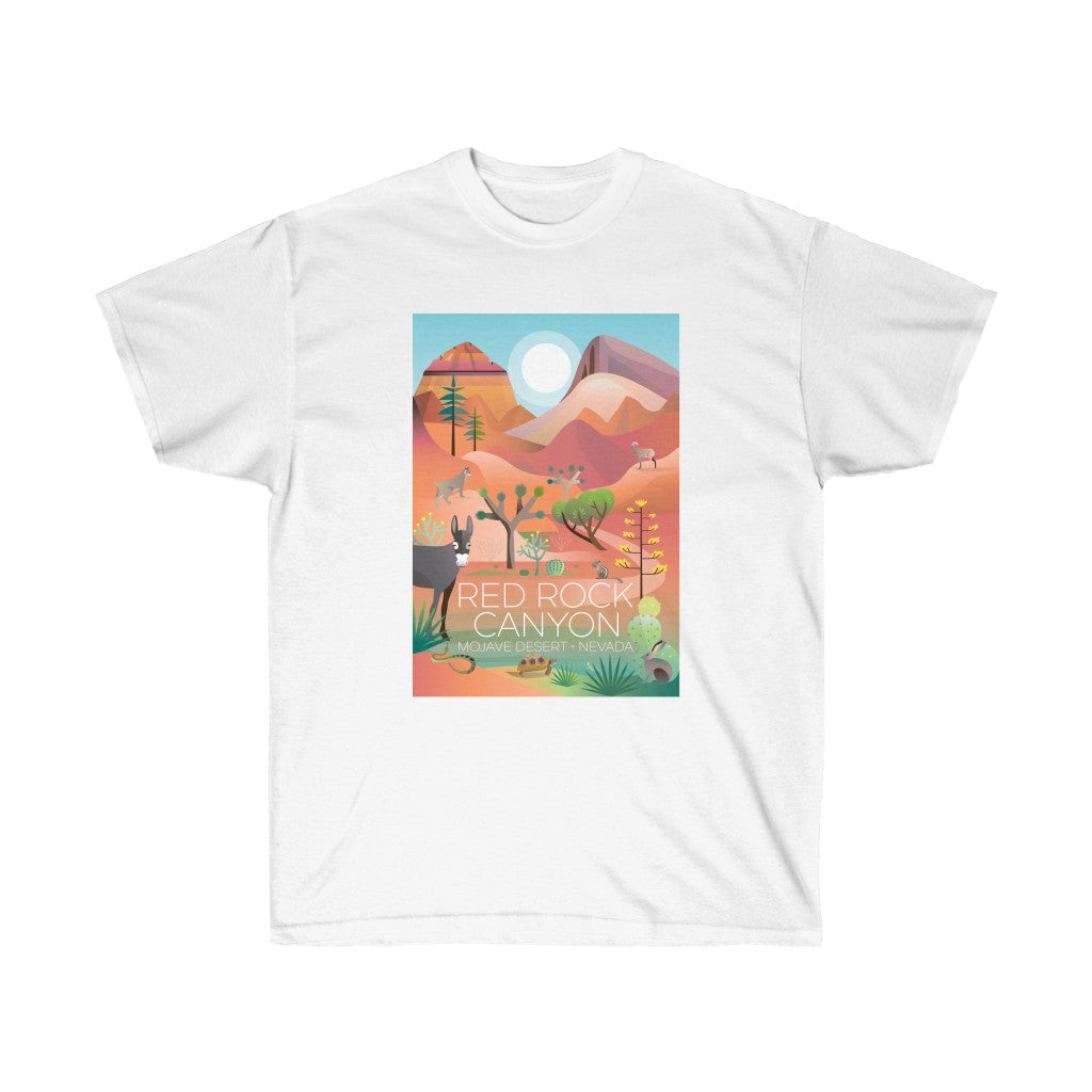 RED ROCK CANYON UNISEX ULTRA COTTON TEE