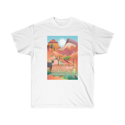 T-SHIRT UNISEXE ULTRA COTON RED ROCK CANYON