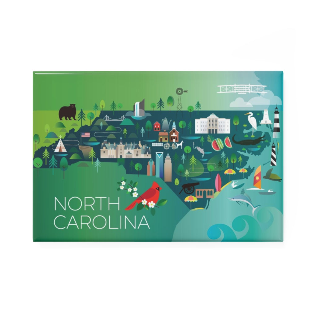 NORTH CAROLINA KÜHLSCHRANKMAGNET