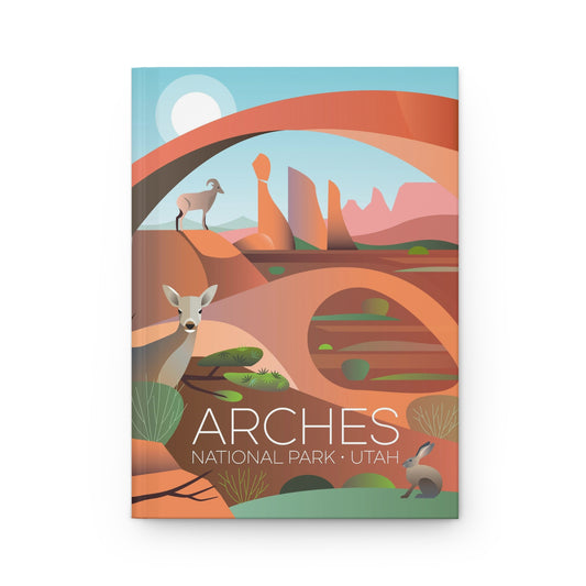 Arches-Nationalpark-Hardcover-Tagebuch