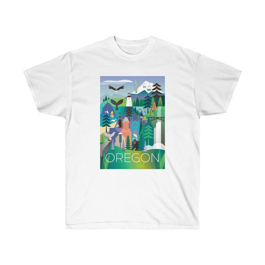 OREGON Unisex-T-Shirt aus ultra-Baumwolle