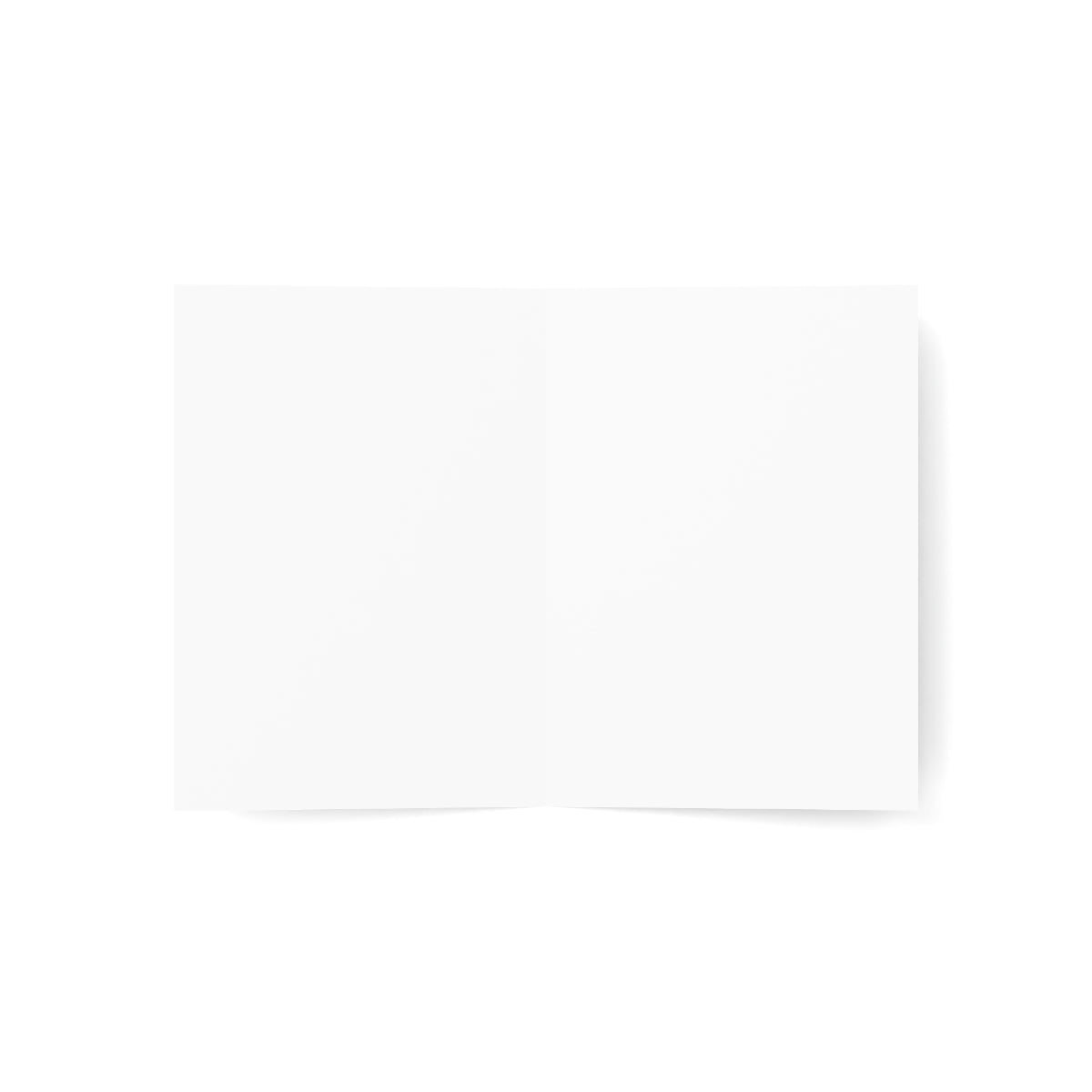 Cartes de notes mates pliées Santa Barbara + enveloppes (10 pièces) 