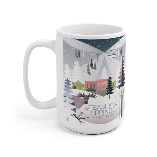 STEAMBOAT SPRINGS WINTER 11 OZ OR 15 OZ CERAMIC MUG