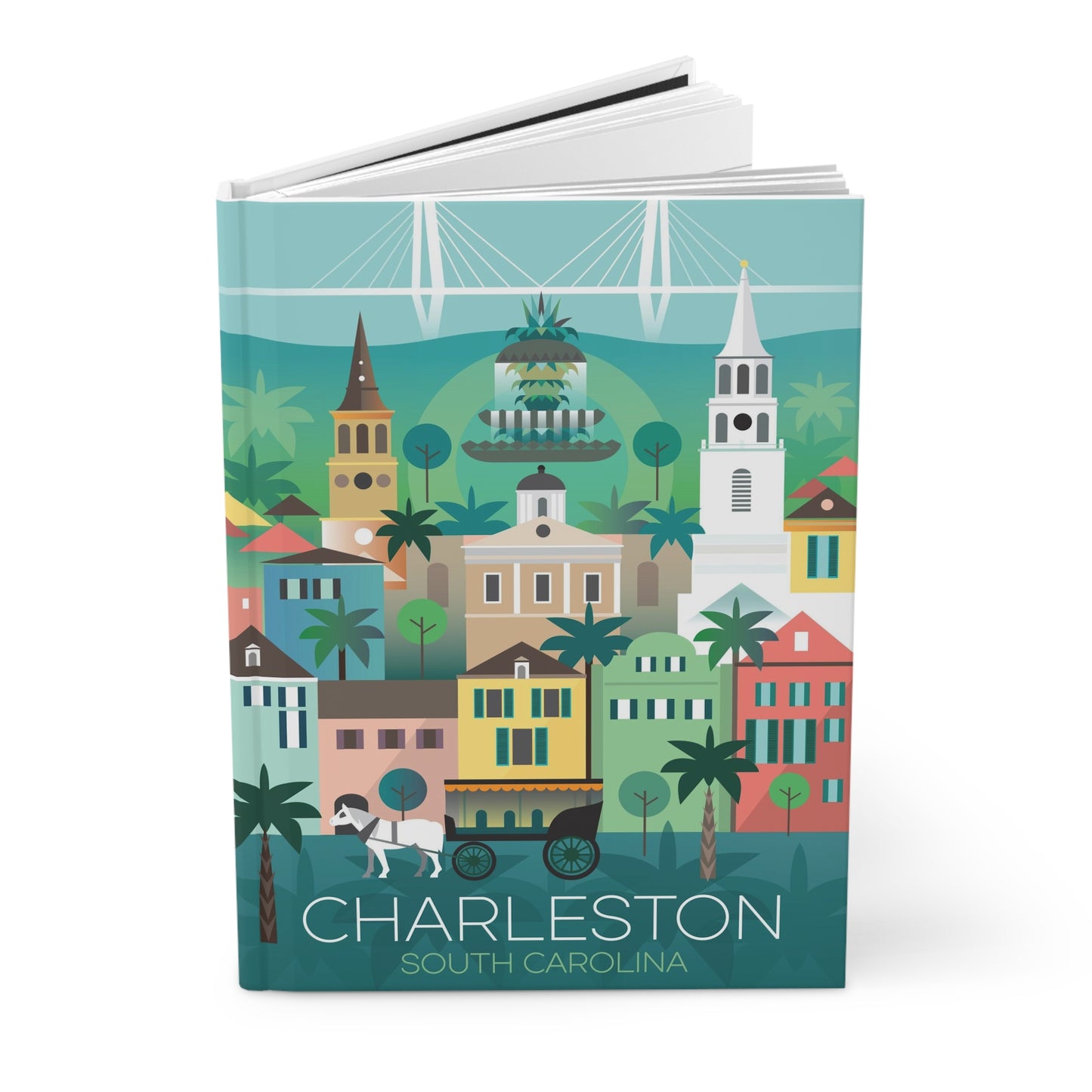 Charleston Hardcover-Tagebuch