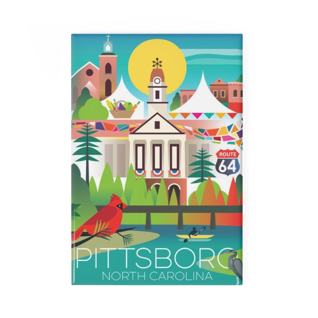 PITTSBORO KÜHLSCHRANKMAGNET