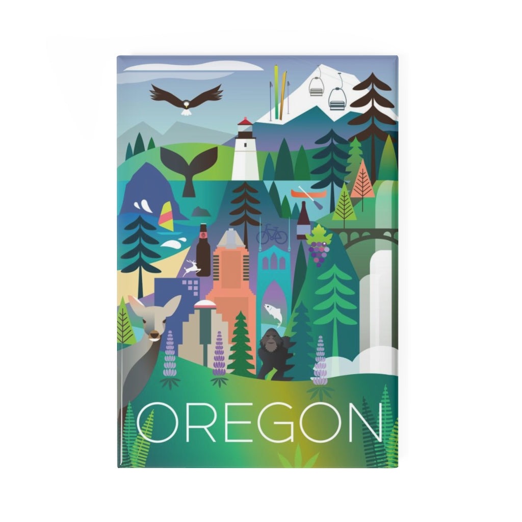 OREGON REFRIGERATOR MAGNET