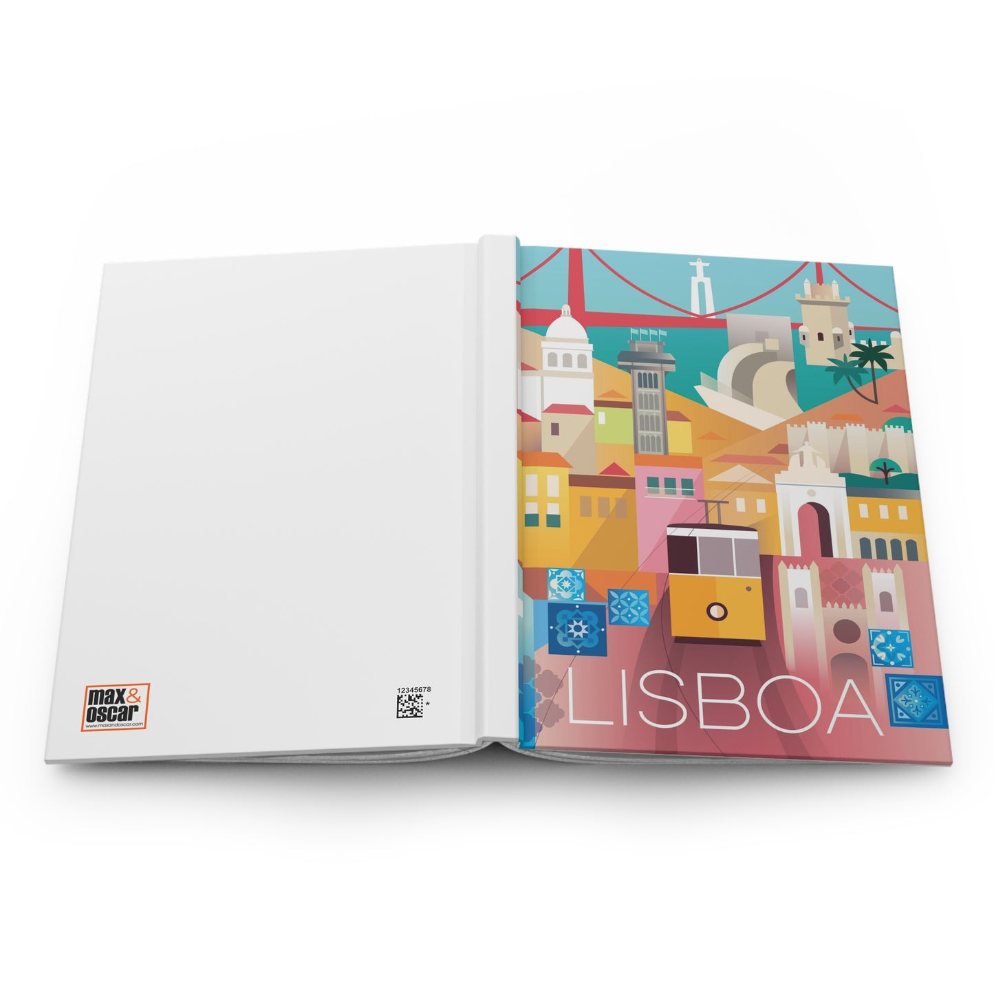 Lissabon-Hardcover-Tagebuch