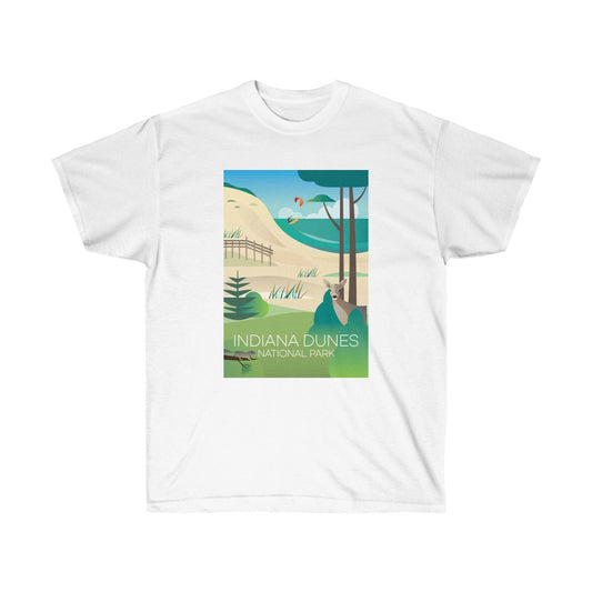 INDIANA DUNE Unisex-T-Shirt aus ultra-Baumwolle