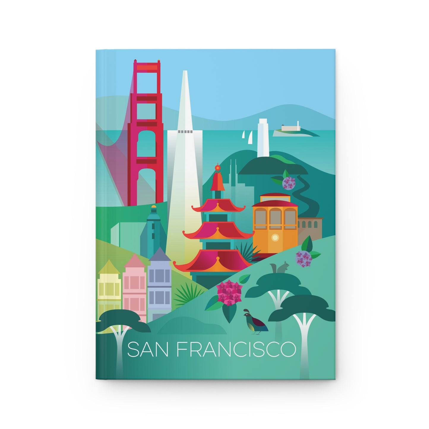 San Francisco Hardcover-Tagebuch