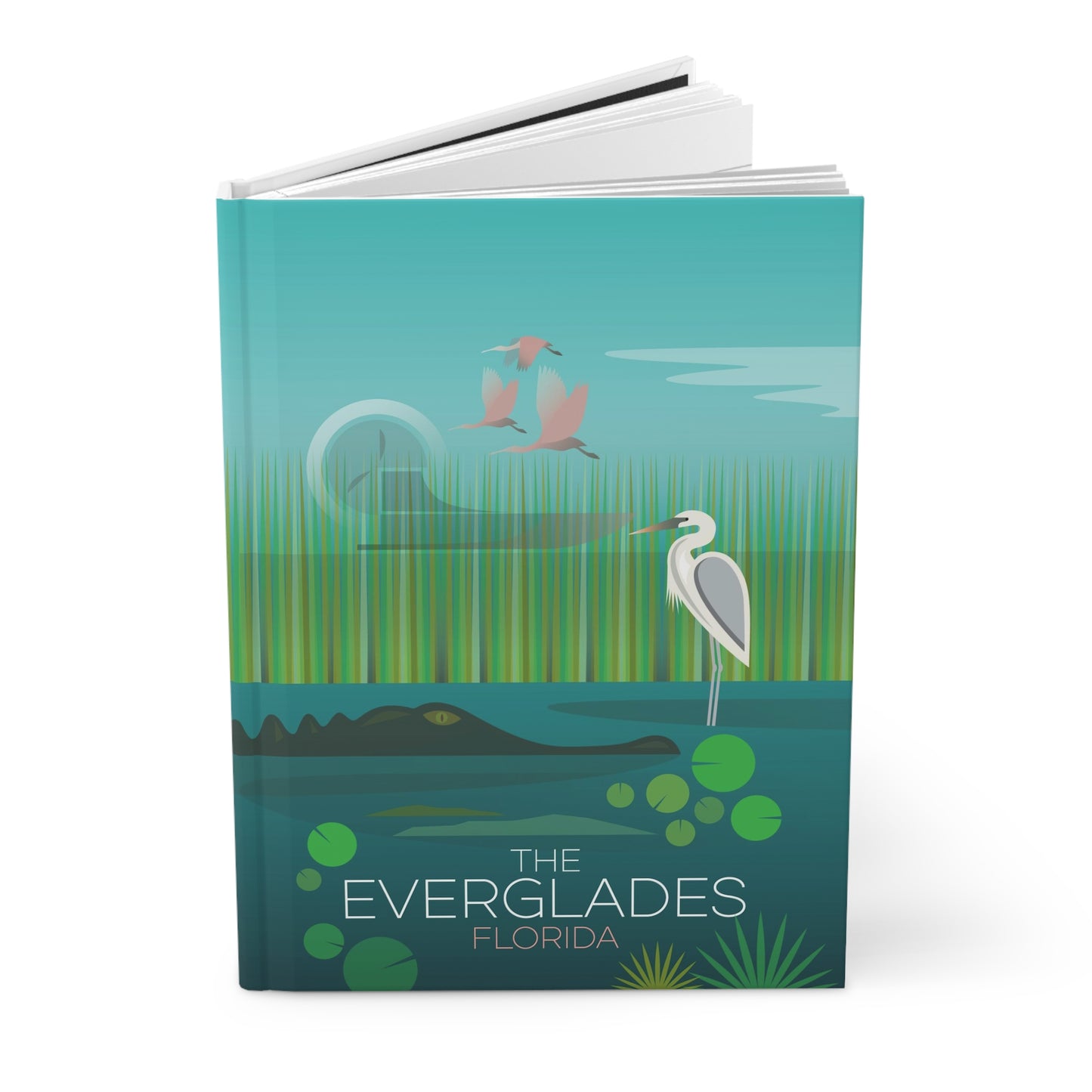 Everglades-Nationalpark-Hardcover-Tagebuch