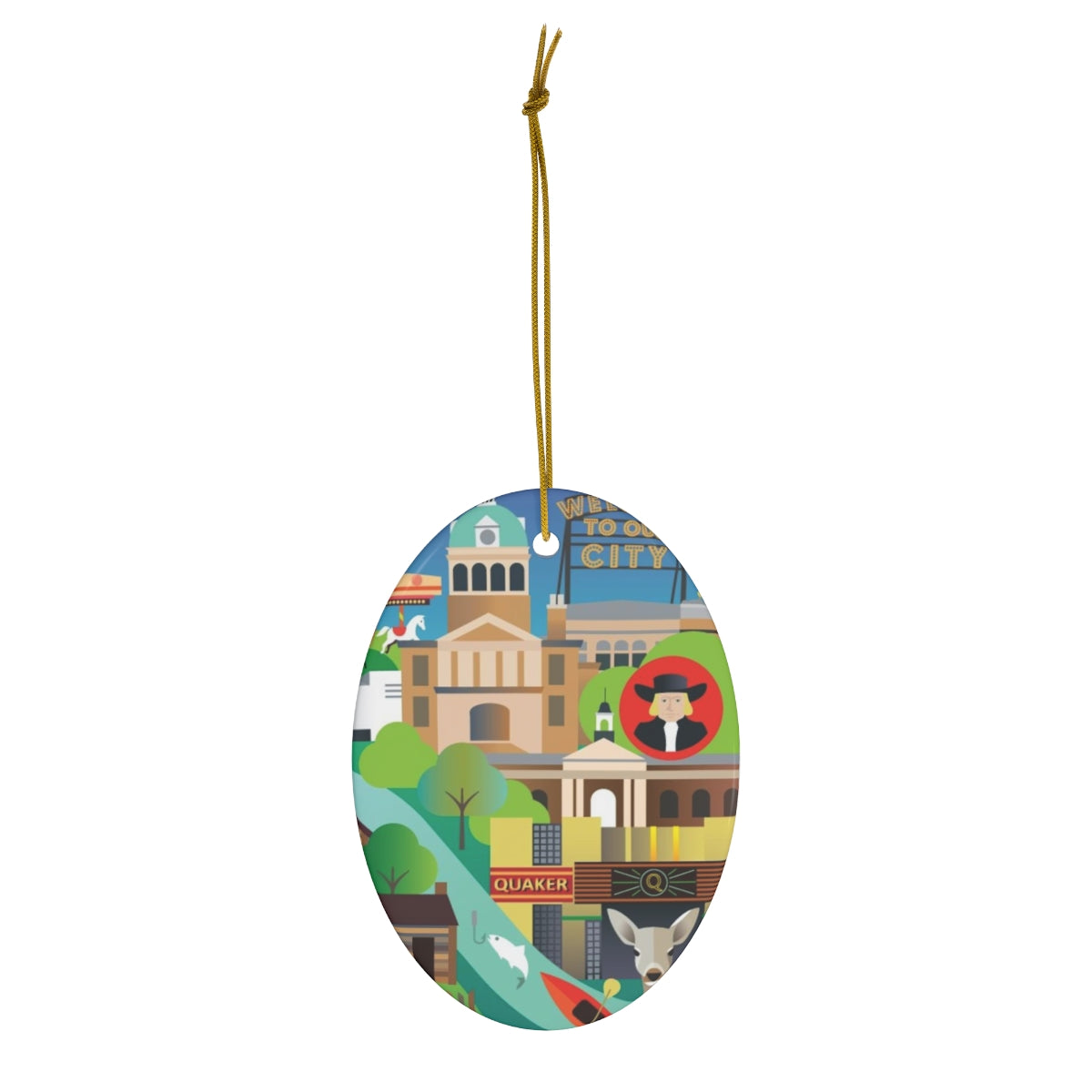 New Philadelphia Keramikornament