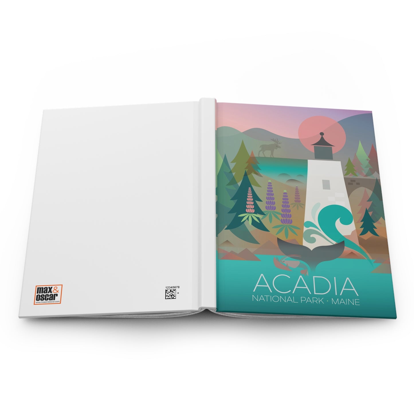 Acadia-Nationalpark-Hardcover-Tagebuch