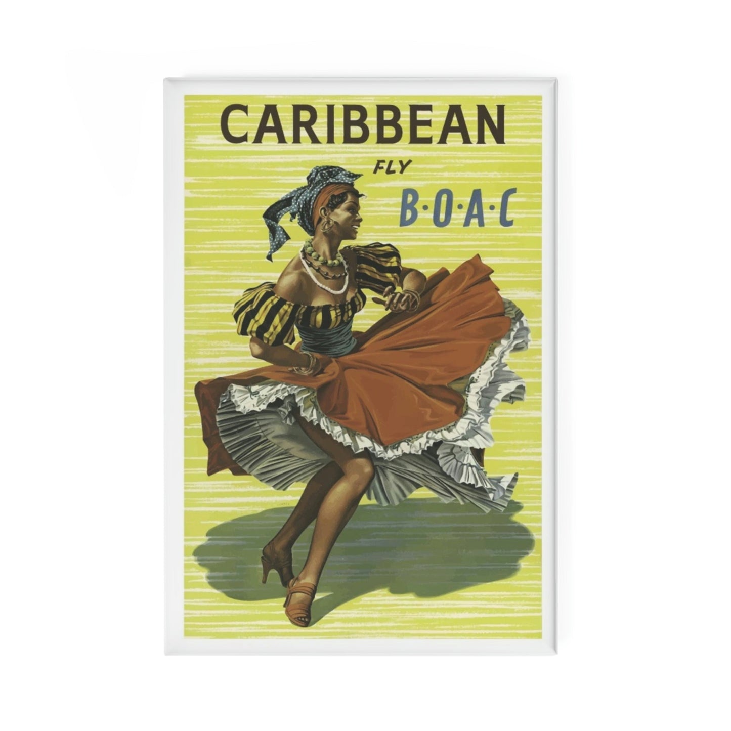 Karibischer BOAC-Magnet