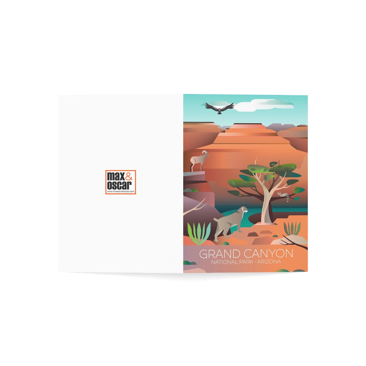 Grand Canyon Nationalpark, gefaltete, matte Notizkarten + Umschläge (10 Stück)
