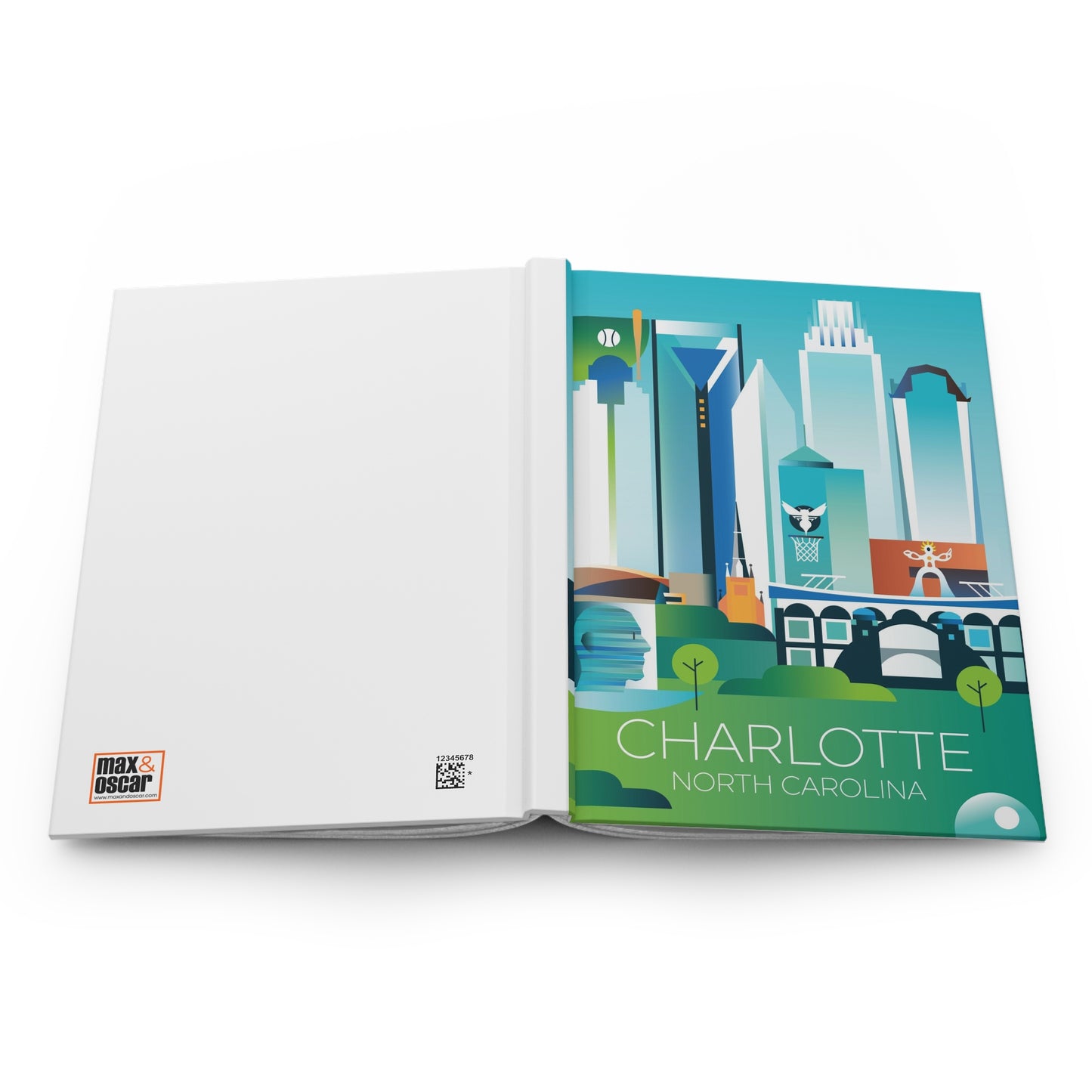 Charlotte Hardcover-Tagebuch