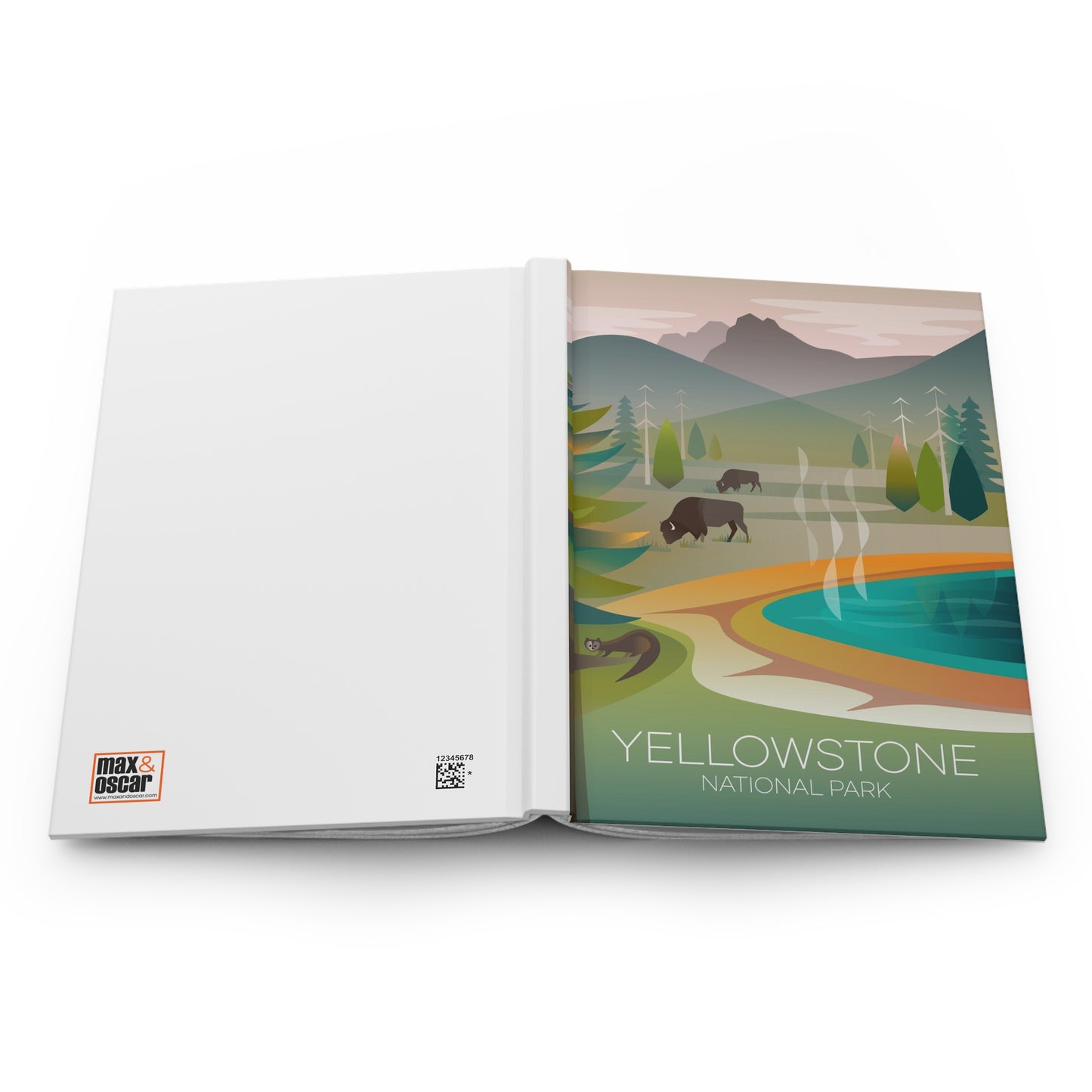 Yellowstone-Nationalpark, Grand Prismatic Hardcover-Notizbuch